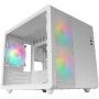 Mars Gaming MC-3TLITE, Caja Gaming MicroATX, Triple Cristal Templado Continuo, Ventilador FRGB Trasero 120mm, Estructura de
