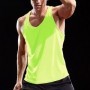 Chaleco para correr para hombre, camiseta sin mangas para gimnasio y F