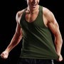 Chaleco para correr para hombre, camiseta sin mangas para gimnasio y F