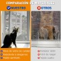 HOFUDON Mosquitera 120cm x 250 cm Fibra de Vidrio, Malla Mosquitera Para ventana y Puerta, Tela Mosquitera por Metros,