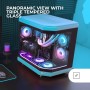 Mars Gaming MC-3TLITE, Caja Gaming MicroATX, Triple Cristal Templado Continuo, Ventilador FRGB Trasero 120mm, Estructura de