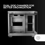 Mars Gaming MC-3TLITE, Caja Gaming MicroATX, Triple Cristal Templado Continuo, Ventilador FRGB Trasero 120mm, Estructura de