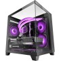 Mars Gaming MC-3TLITE, Caja Gaming MicroATX, Triple Cristal Templado Continuo, Ventilador FRGB Trasero 120mm, Estructura de