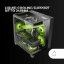 Mars Gaming MC-3TLITE, Caja Gaming MicroATX, Triple Cristal Templado Continuo, Ventilador FRGB Trasero 120mm, Estructura de