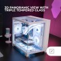 Mars Gaming MC-3TLITE, Caja Gaming MicroATX, Triple Cristal Templado Continuo, Ventilador FRGB Trasero 120mm, Estructura de