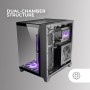Mars Gaming MC-3TLITE, Caja Gaming MicroATX, Triple Cristal Templado Continuo, Ventilador FRGB Trasero 120mm, Estructura de