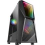 Mars Gaming MC-3TLITE, Caja Gaming MicroATX, Triple Cristal Templado Continuo, Ventilador FRGB Trasero 120mm, Estructura de