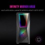 Mars Gaming MC-3TLITE, Caja Gaming MicroATX, Triple Cristal Templado Continuo, Ventilador FRGB Trasero 120mm, Estructura de