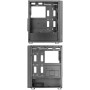 Mars Gaming MC-3TLITE, Caja Gaming MicroATX, Triple Cristal Templado Continuo, Ventilador FRGB Trasero 120mm, Estructura de