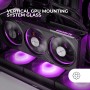 Mars Gaming MC-3TLITE, Caja Gaming MicroATX, Triple Cristal Templado Continuo, Ventilador FRGB Trasero 120mm, Estructura de