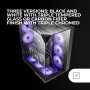 Mars Gaming MC-3TLITE, Caja Gaming MicroATX, Triple Cristal Templado Continuo, Ventilador FRGB Trasero 120mm, Estructura de