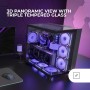 Mars Gaming MC-3TLITE, Caja Gaming MicroATX, Triple Cristal Templado Continuo, Ventilador FRGB Trasero 120mm, Estructura de