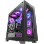 Mars Gaming MC-3TLITE, Caja Gaming MicroATX, Triple Cristal Templado Continuo, Ventilador FRGB Trasero 120mm, Estructura de