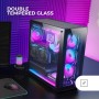 Mars Gaming MC-3TLITE, Caja Gaming MicroATX, Triple Cristal Templado Continuo, Ventilador FRGB Trasero 120mm, Estructura de