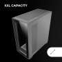Mars Gaming MC-3TLITE, Caja Gaming MicroATX, Triple Cristal Templado Continuo, Ventilador FRGB Trasero 120mm, Estructura de