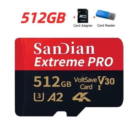 Tarjeta Micro TF/SD Original, tarjetas de memoria de 256GB y 512GB, ta