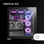 Mars Gaming MC-3TLITE, Caja Gaming MicroATX, Triple Cristal Templado Continuo, Ventilador FRGB Trasero 120mm, Estructura de