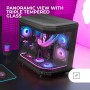 Mars Gaming MC-3TLITE, Caja Gaming MicroATX, Triple Cristal Templado Continuo, Ventilador FRGB Trasero 120mm, Estructura de
