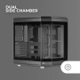 Mars Gaming MC-3TLITE, Caja Gaming MicroATX, Triple Cristal Templado Continuo, Ventilador FRGB Trasero 120mm, Estructura de