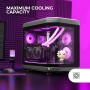 Mars Gaming MC-3TLITE, Caja Gaming MicroATX, Triple Cristal Templado Continuo, Ventilador FRGB Trasero 120mm, Estructura de