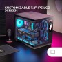 Mars Gaming MC-3TLITE, Caja Gaming MicroATX, Triple Cristal Templado Continuo, Ventilador FRGB Trasero 120mm, Estructura de