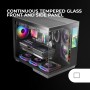 Mars Gaming MC-3TLITE, Caja Gaming MicroATX, Triple Cristal Templado Continuo, Ventilador FRGB Trasero 120mm, Estructura de