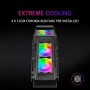 Mars Gaming MC-3TLITE, Caja Gaming MicroATX, Triple Cristal Templado Continuo, Ventilador FRGB Trasero 120mm, Estructura de
