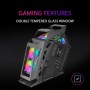 Mars Gaming MC-3TLITE, Caja Gaming MicroATX, Triple Cristal Templado Continuo, Ventilador FRGB Trasero 120mm, Estructura de