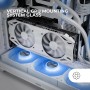 Mars Gaming MC-3TLITE, Caja Gaming MicroATX, Triple Cristal Templado Continuo, Ventilador FRGB Trasero 120mm, Estructura de