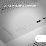 Mars Gaming MC-3TLITE, Caja Gaming MicroATX, Triple Cristal Templado Continuo, Ventilador FRGB Trasero 120mm, Estructura de