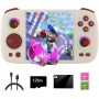 RG Cube Game Console with RGB Light, 8GB LPDDR4X Unisoc T820 Android 13, 3.94" IPS Touchscreen, Portable Arcade Console Without
