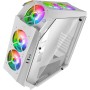 Mars Gaming MC-3TLITE, Caja Gaming MicroATX, Triple Cristal Templado Continuo, Ventilador FRGB Trasero 120mm, Estructura de