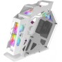 Mars Gaming MC-3TLITE, Caja Gaming MicroATX, Triple Cristal Templado Continuo, Ventilador FRGB Trasero 120mm, Estructura de