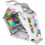Mars Gaming MC-3TLITE, Caja Gaming MicroATX, Triple Cristal Templado Continuo, Ventilador FRGB Trasero 120mm, Estructura de