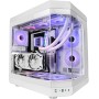 Mars Gaming MC-3TLITE, Caja Gaming MicroATX, Triple Cristal Templado Continuo, Ventilador FRGB Trasero 120mm, Estructura de