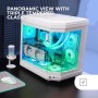 Mars Gaming MC-3TLITE, Caja Gaming MicroATX, Triple Cristal Templado Continuo, Ventilador FRGB Trasero 120mm, Estructura de
