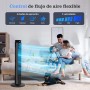 Aigostar - Tower Fan with Remote Control, LED Display, Silent Fan 40dB, 4 Modes, 3 Speeds, 12 Hour Timer, 65° Oscillation, 45W