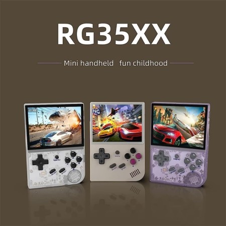Consola De Juegos Portátil 64G Arcade Retro con 5000 Juegos, Mini Consola De Videojuegos Portátil Cortex-A9 De 3,5 Pulgadas con