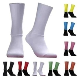 Calcetines aerodinámicos antideslizantes de silicona para verano, Calc