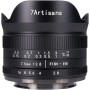 7Artisans 7,5 mm F2.8 II Objetivo fisheye APS-C Ojo de pez gran angular manual fijo para cámara Sony Objetivo (190 ° Lente Ultra