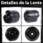 7Artisans 7,5 mm F2.8 II Objetivo fisheye APS-C Ojo de pez gran angular manual fijo para cámara Sony Objetivo (190 ° Lente Ultra