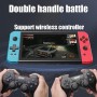 ZQJYMXY Consola de juegos portátil X70 HD, simulador de arcade con joystick FC PS de 64 GB y 7 pulgadas con 2 controladores