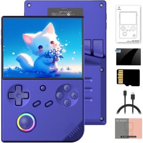 Meiurlex RG40XXV - Consola de juegos retro 64G + 256G con más de 16000 juegos, pantalla IPS de 4 pulgadas ARM Cortex-A53 Linux
