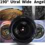 7Artisans 7,5 mm F2.8 II Objetivo fisheye APS-C Ojo de pez gran angular manual fijo para cámara Sony Objetivo (190 ° Lente Ultra