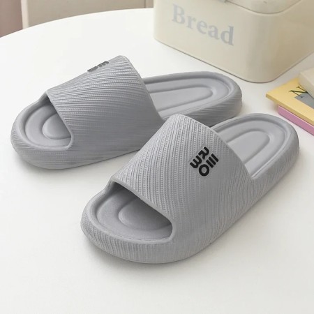 Sandalias planas antideslizantes para parejas, sandalias de playa suav