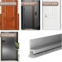 Vingspina 100cm Marrón Junta de Cepillo para Puerta, Burlete Bajo Puerta, Burlete Silicona Puerta Autoadhesivo para Burlete de