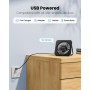 Gaiatop - USB Desk Fan, 5 Inch Personal Fan, Small Portable Fan with 180° Tilt and 3 Speed, Ultra Quiet Personal Cooling Fan