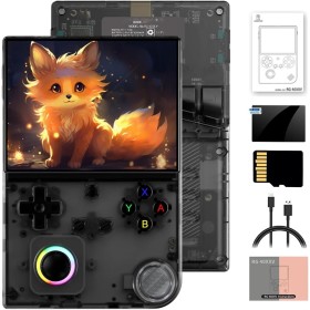 Meiurlex RG40XXV - Consola de juegos retro de 128 GB con 13000 juegos, 4,0 pulgadas IPS ARM Cortex-A53 Linux 64 bits sistema