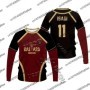 Jersey con patrón de fútbol sala Vl Replika Blue Lock Anime Bastard Mu
