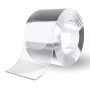GTKWEX CINTA ADHESIVA IMPERMEABLE TRANSPARENTE 3CM X 10 METROS | CINTA SELLADORA BAÑO, LAVABOS Y FREGADEROS | RESISTENTE PARA